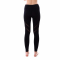 Leggings de yoga fitness noir bon marché de womans